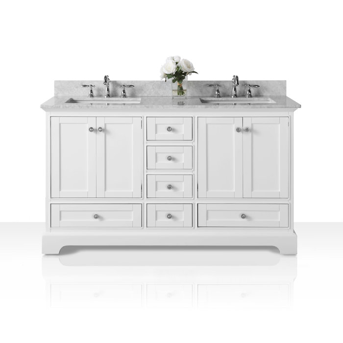 Ancerre Designs Audrey 60" Double Bathroom Vanity Set & Reviews Wayfair